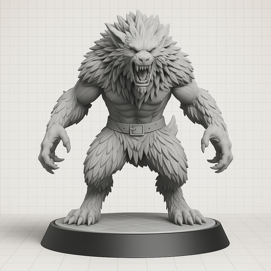 Warewolf Warrior STL File