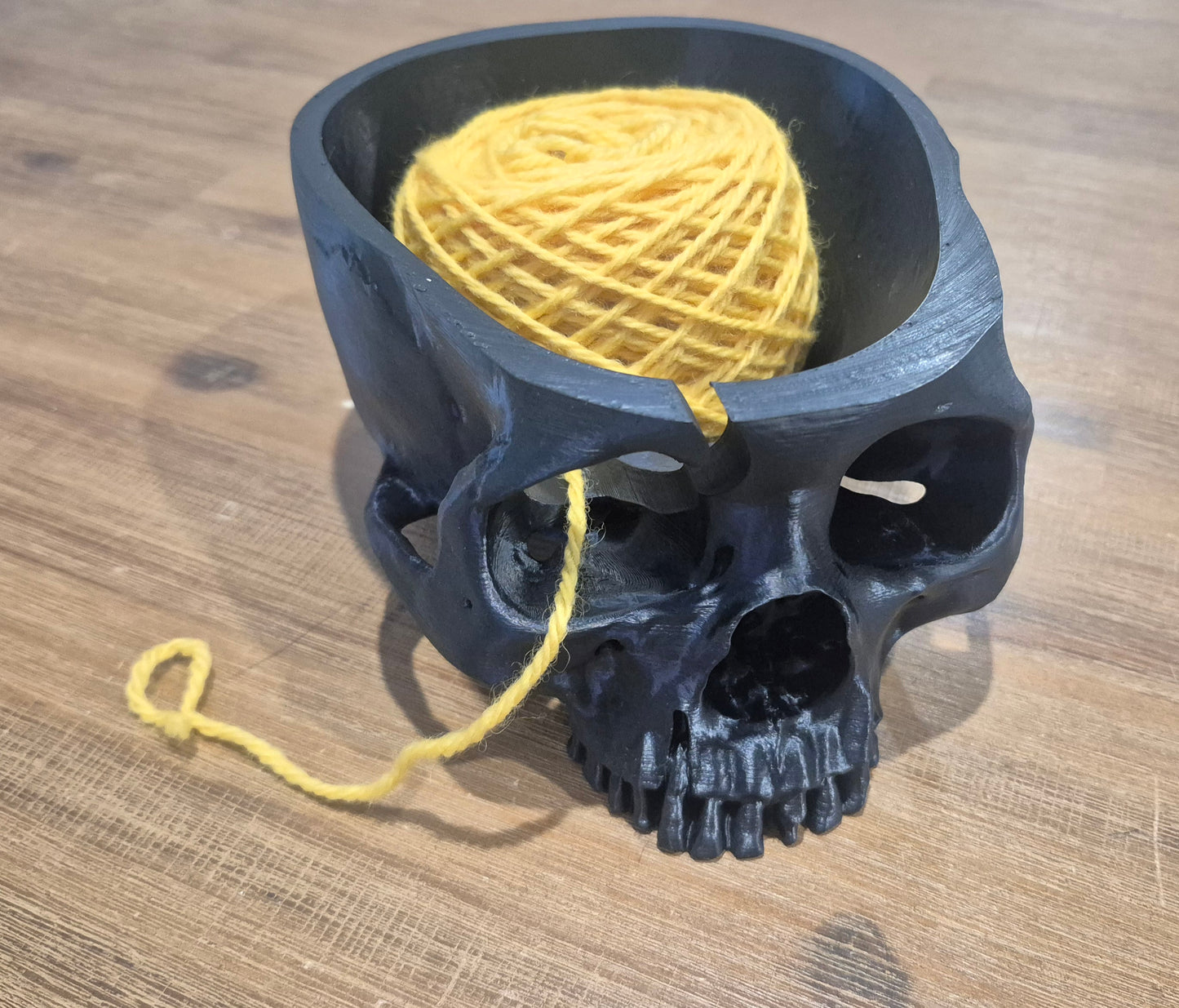 Skull yarn bowl