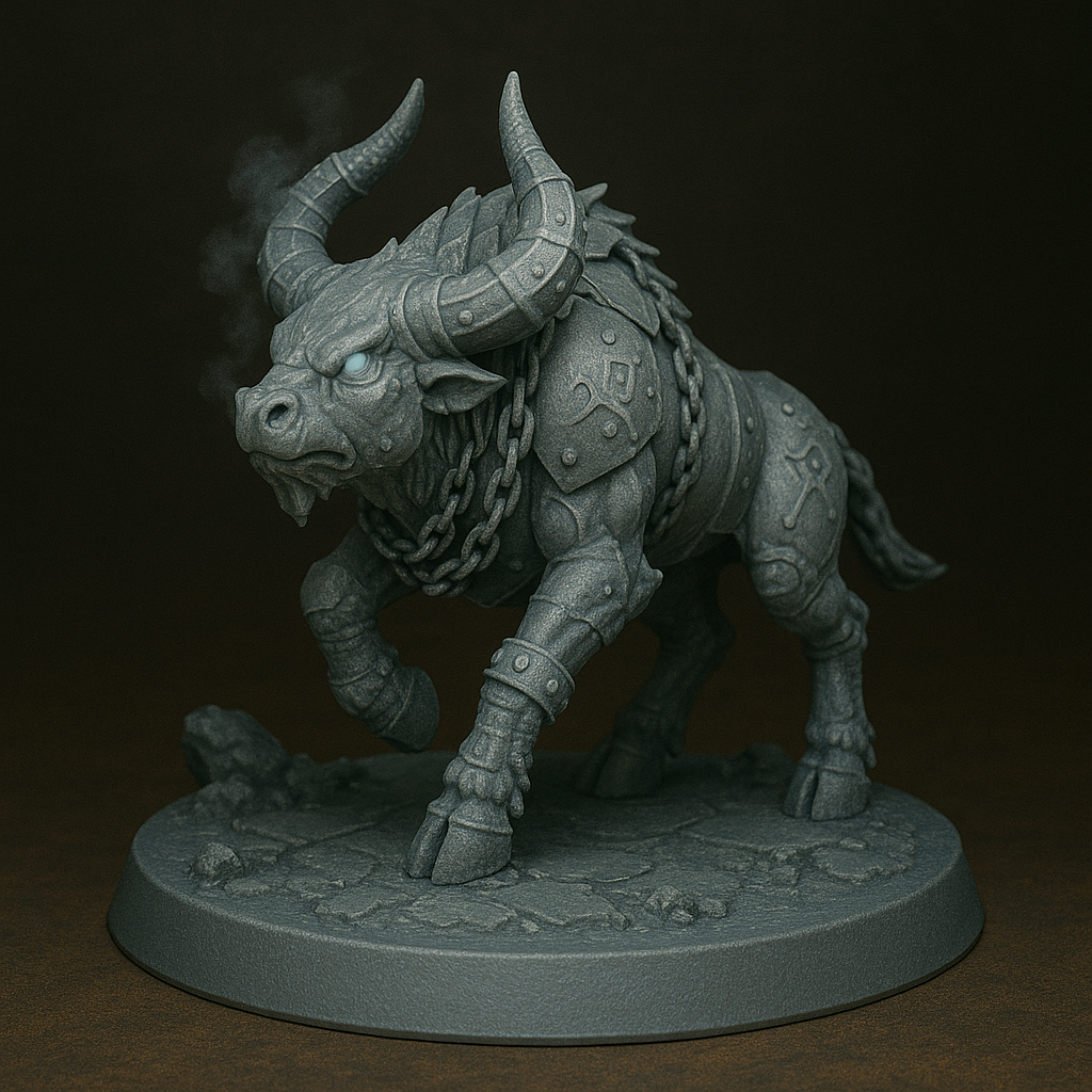Armoured Bull STL file