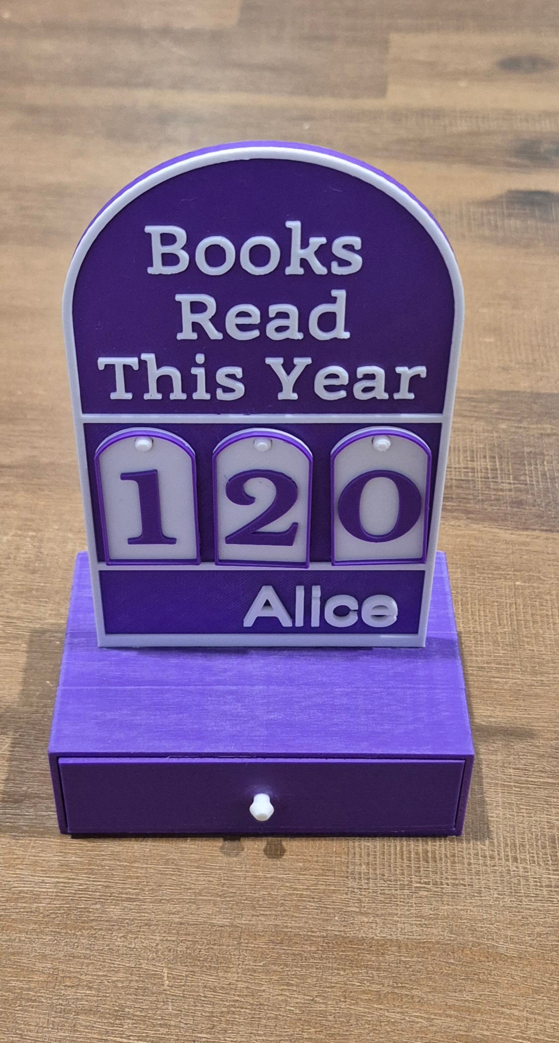 Personalised Book Counter