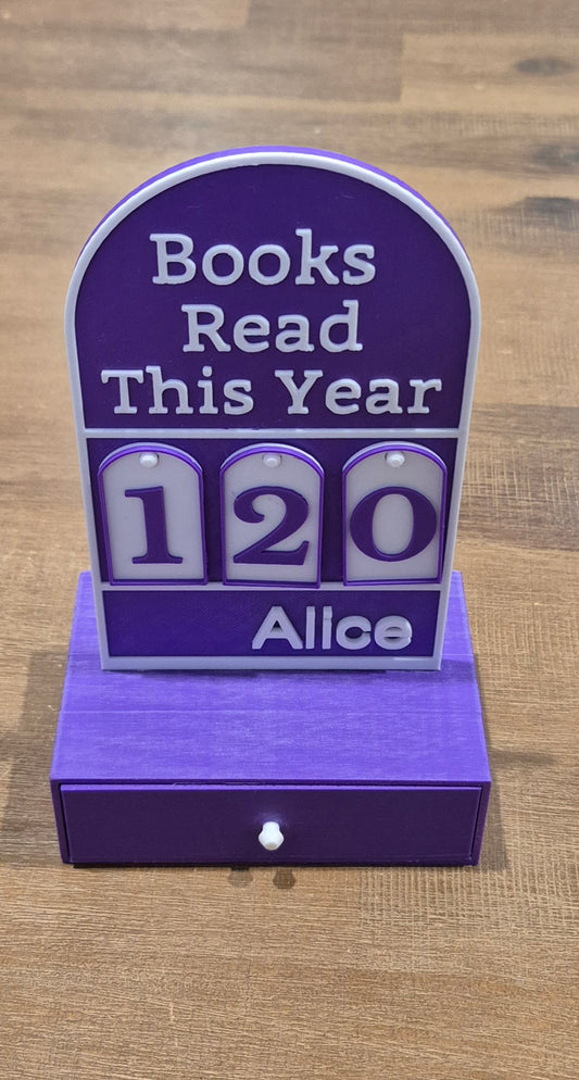 Personalised Book Counter